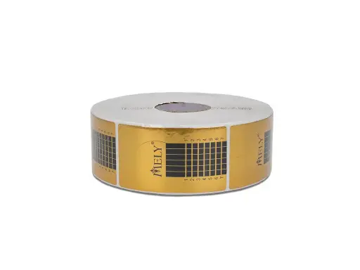 [PM-10201] Moldes p/uñas esculpidas dorado x500 MELY___PACK X2
