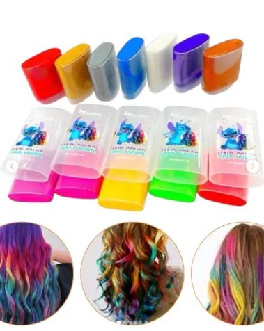 [PY-66284X6] Barra de /para Cabello Colores Stitch-Kuromi-Tango ___Pack X6Und