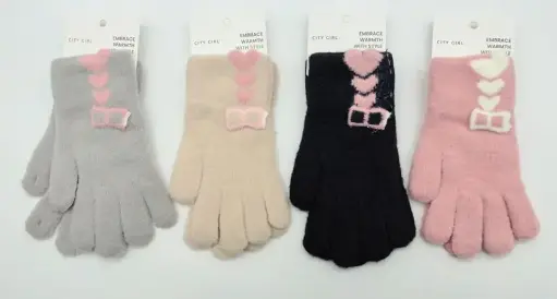 [PG-38184-4] Guante para invierno corazoncitos
