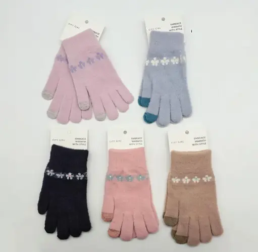 [PG-38184-1] Guante para invierno Flores