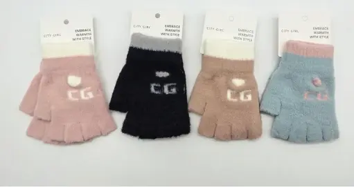[PG-38184-6] Guante para invierno medio dedo 