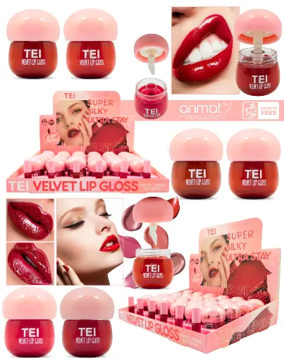 Labial Super Silky Velvet LipGloss TEI 