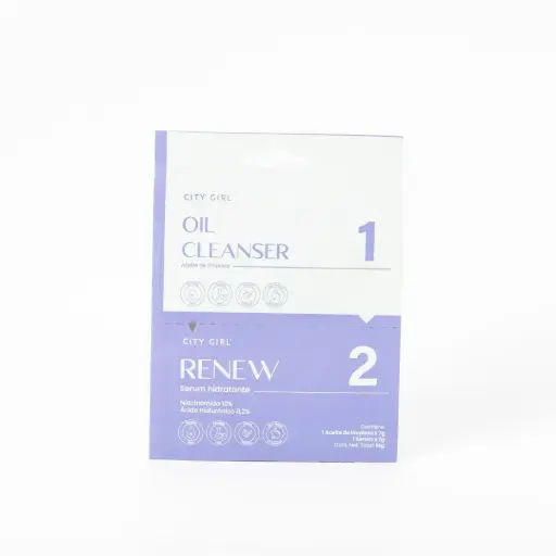 2 en 1 aceite limpiador y serum City Girl 