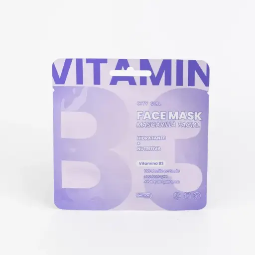 Mascarilla facial vitamina B3 City Girl 