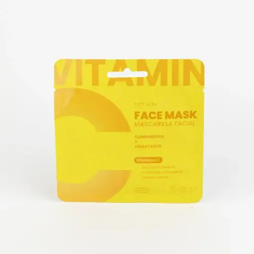 Mascarilla facial vitamina C City Girl