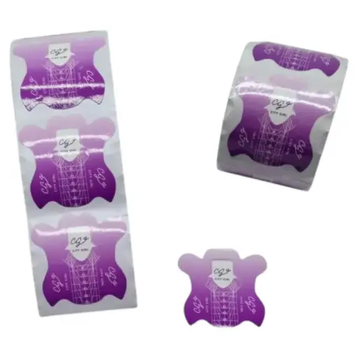 molde violeta para uñas esculpidas City Girl