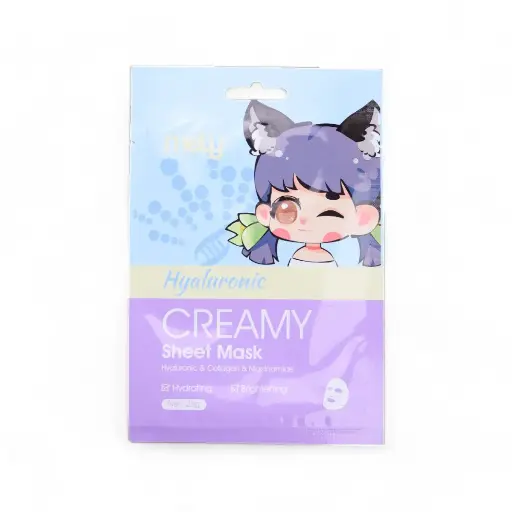 [PM-889012] Mascarillas Cremosas con Hialurónico 25G MELY___ CAJA X24PCS 