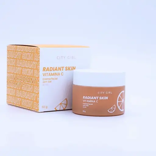 Crema facial Radiant Skin vitamina C 50g City Girl