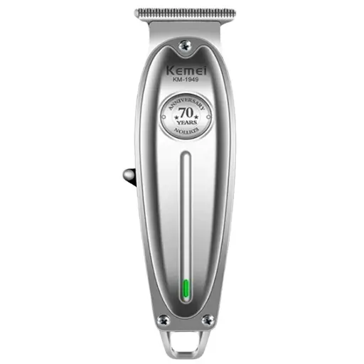 [PL-319493] Cortadora de pelo professional plateada KEMEI