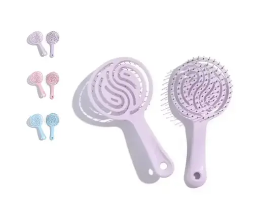 [PL-8782] Cepillo elastico para el pelo REDONDO