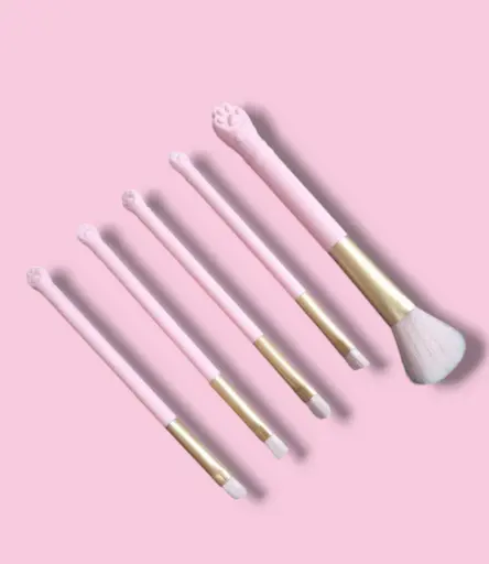 [PE-10HZPA17 HZS6122] Brochas para maquillaje patito de gato ELOISE