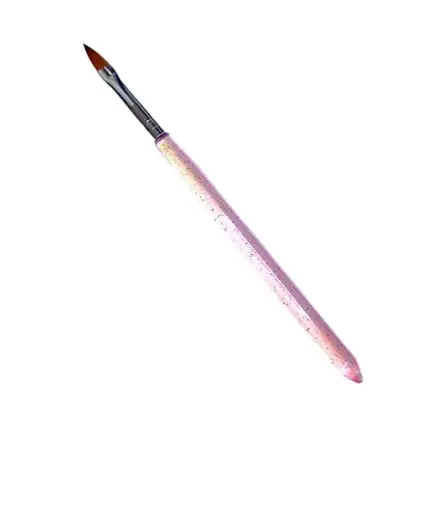 Pincel recto con glitter para acrilico ELOISE