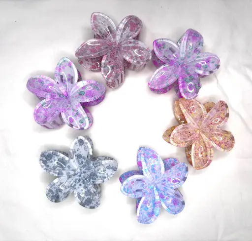 [PT-13131] Broche Hawai Salpicado Set x6Und 