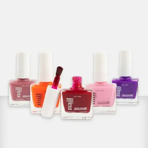 [PG-CG-COLORGEL] esmalte común para uñas City Girl 10ml ___ PACK X4