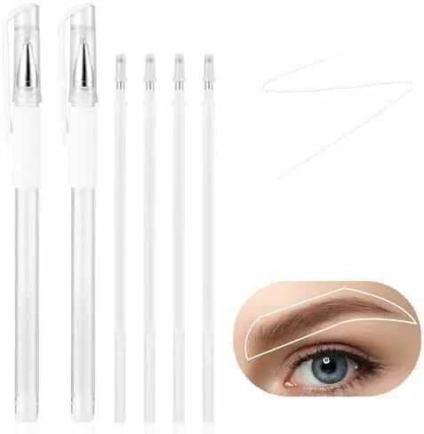 [PL-020747] lapicera gel blanca para cejas ___ PACK X10