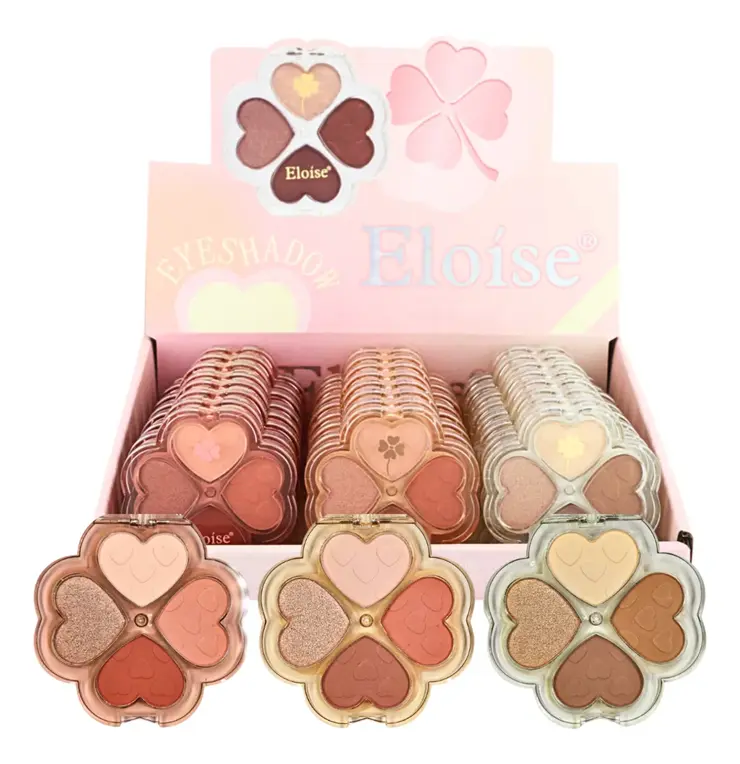 Mini Paleta De Sombras Para Maquillaje Ojos 4 Colores Eloise