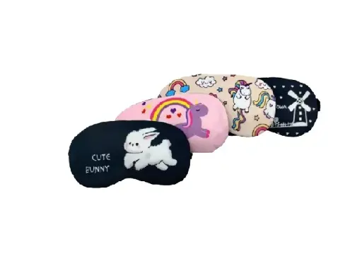 [PL-240096] Antifaz surtido para dormir con gel ___ PACK X6
