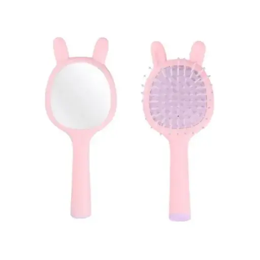 [PM-LK035] Cepillo chico con espejo forma de animalitos MELY___PACK X6PCS  