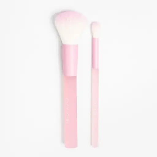 set X2 brochas para maquillaje City Girl