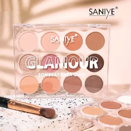 paleta de sombras Glamour SANIYE