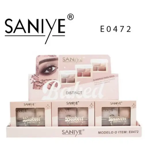 paleta de sombras Baked SANIYE