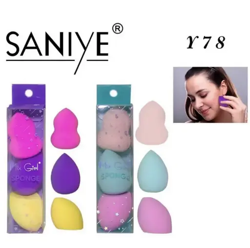 [SSY-Y78] set X3 esponjas Mix Girl SANIYE