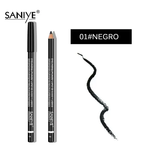 [SSY-1501A] Lápiz delineador de/para ojos negro SANIYE ___PACK X12 