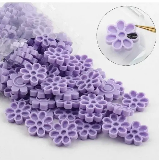 [PL-020068] Anillos Porta Pegamentos Flor