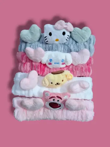 [PE-12TSA3SFD01] Vinchas de/para Maquillaje Peluche