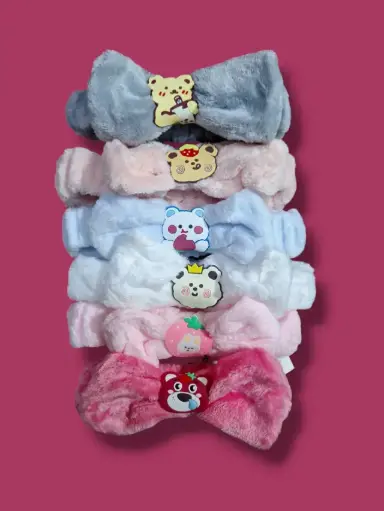 [PE-12TSA3SFD010] Vinchas de/para Maquillaje Osito Animados