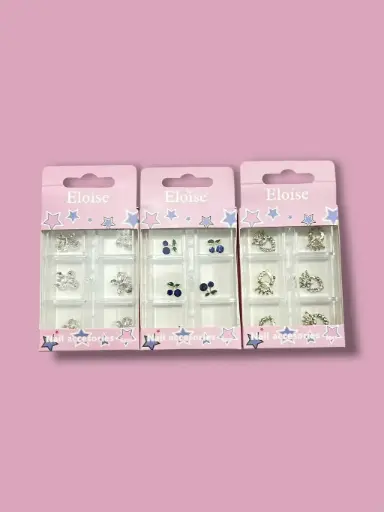 [PE-10ZJJA9 SP0938] strass para uñas surtido 6 divisiones Eloise