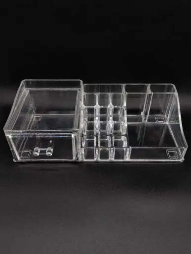 [PL-2215-1] exhibidor organizador de acrilico para cosméticos maquillajes