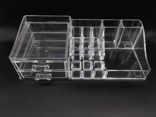 [PL-2215-2] exhibidor organizador de acrilico para cosméticos maquillajes 