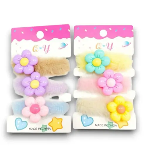 [PY-C-365] Colitas de/para Cabello ___Pack x6Und