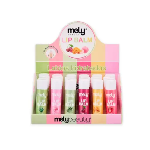 [PM-802008] Balsamo labial aromas frutales MELY___CAJA X24 