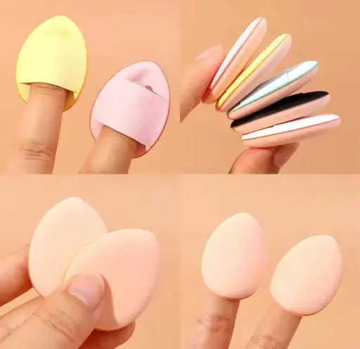 [PE-10HZPA33  FP-SZ] Esponjitas chiquitas set x4 para maquillaje ELOISE ___ PACK X6