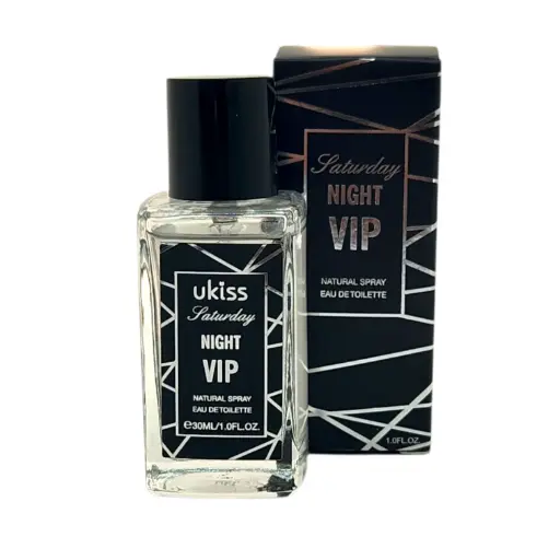 Perfume para hombres Saturday Night VIP Ukiss 30ml 