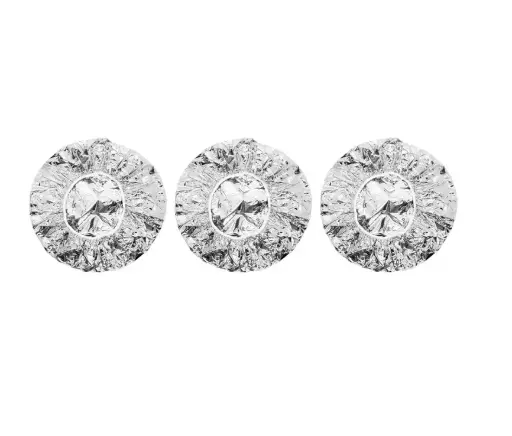 [PT-36254] Gorro Térmico Aluminio Tratamientos Peluquería Mechas Color Plateado__ pack x3