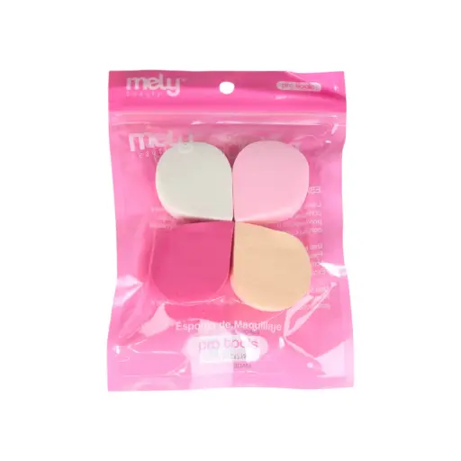 [PM-BA03A3022] Pack x4  esponjas de maquillaje MELY ___PACK X12 