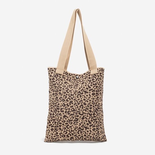 [PG-11535-11] TOTE BAG ANIMAL PRINT CITY GIRL