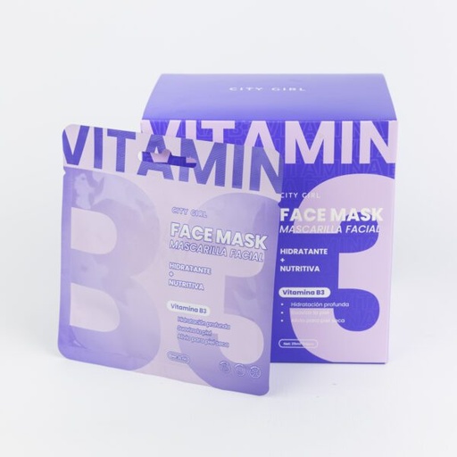 [PG-CG-MSK-502095-2] MASCARIILA FACIAL VITAMINA B3 – CITY GIRL