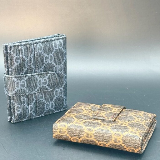 [PY- A-361] billeteras de hombre estampada 