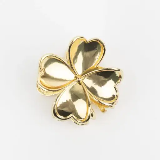 broche para pelo dorado trebol City Girl 