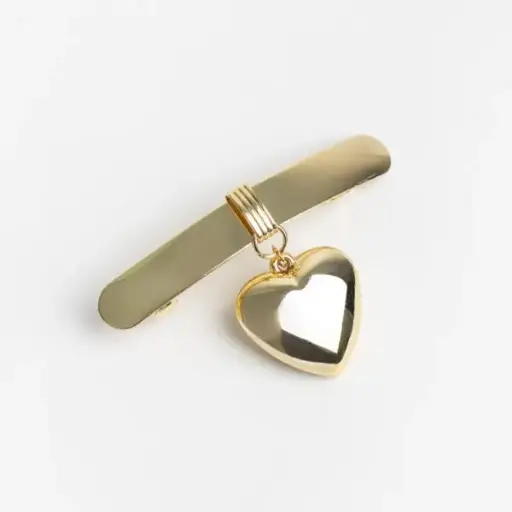 broche para pelo dorado corazon City Girl 