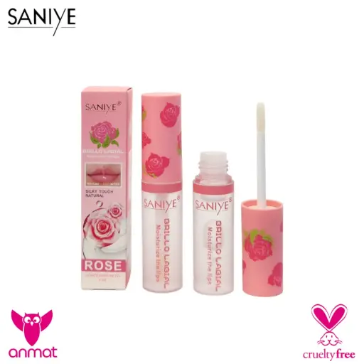 Brillo labial Hidratante Rosas SANIYE 
