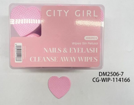 [PG-DM2506-7] WIPES MAGICOS SIN PELUSA CORAZÓN CITY GIRL – 1080PCS