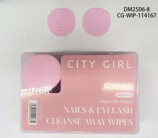 [PG-DM2506-8] WIPES MAGICOS SIN PELUSA REDONDO CITY GIRL – 1080PCS