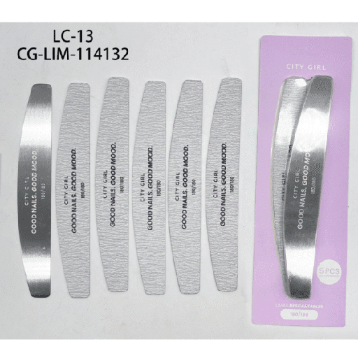 [PG-LC-13] LIMA METALICA CON 5PCS AUTOADHESIVOS 180/180 CITY GIRL