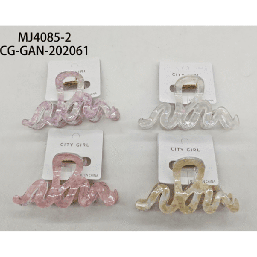 [PG-MJ4085-1] BROCHE DE PELO CITY GIRL