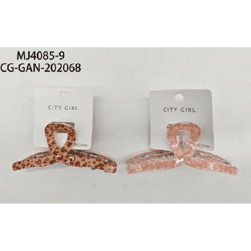 [PG-MJ4085-9] BROCHE DE PELO ANIMAL PRINT CITY GIRL